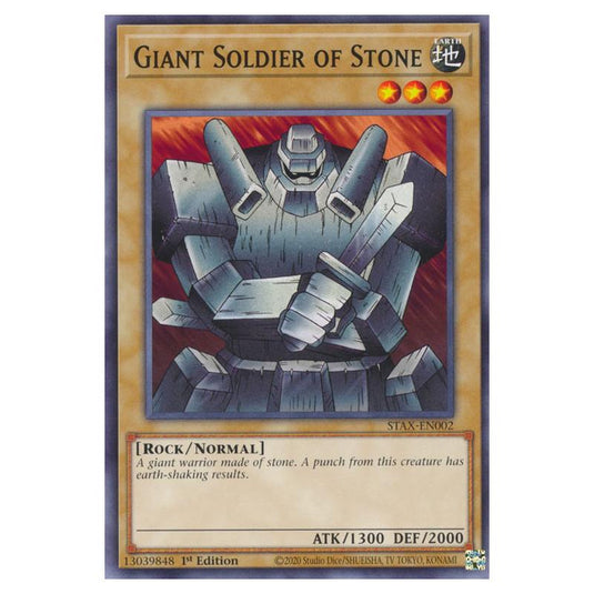 Yu-Gi-Oh! - 2-Player Starter Set - Giant Soldier of Stone (Common) STAX-EN002