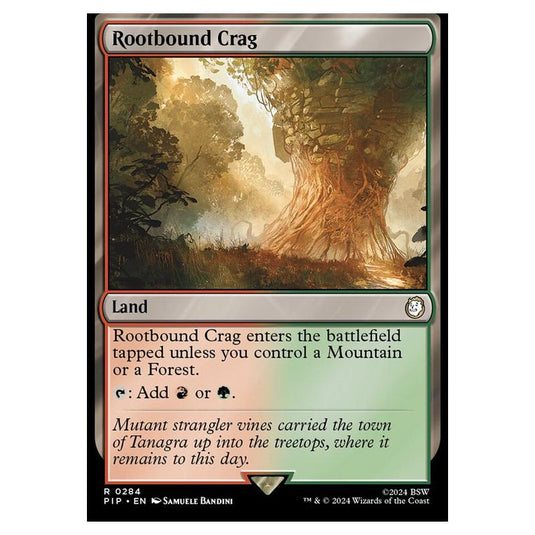 Magic The Gathering - Universes Beyond - Fallout - Rootbound Crag - 0284