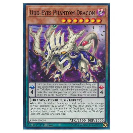 Yu-Gi-Oh! - Legendary Dragon Decks - Odd-Eyes Phantom Dragon (Common) LEDD-ENC03