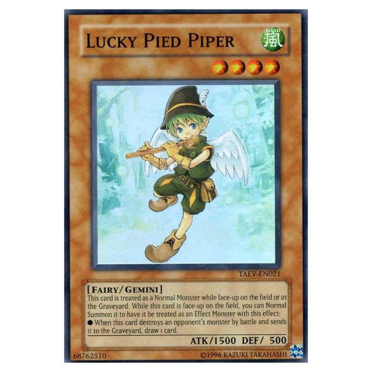 Yu-Gi-Oh! - Tactical Evolution - Lucky Pied Piper (Super Rare) TAEV-EN021