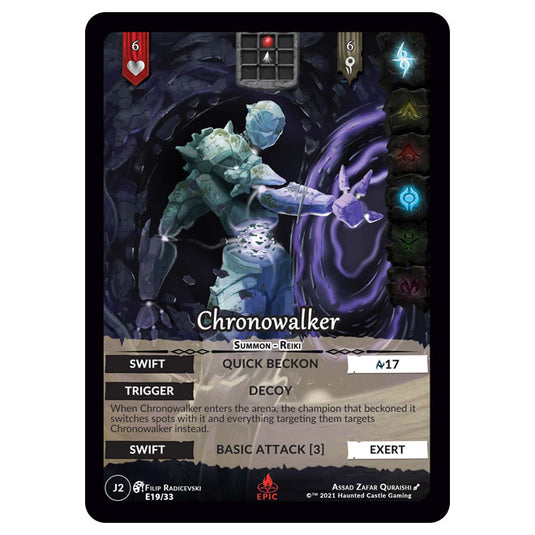 Genesis Battle of Champions - Welcome to Jaelara - Chronowalker (Epic Rare) J2172