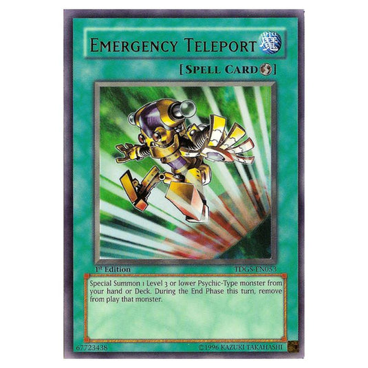Yu-Gi-Oh! - The Duelist Genesis - Emergency Teleport (Ultra Rare) TDGS-EN053