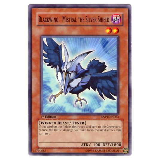 Yu-Gi-Oh! - Ancient Prophecy - Blackwing - Mistral the Silver Shield (Common) ANPR-EN004