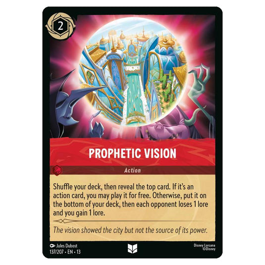Lorcana - Attack of the Vine - Prophetic Vision (Uncommon) - 137/207