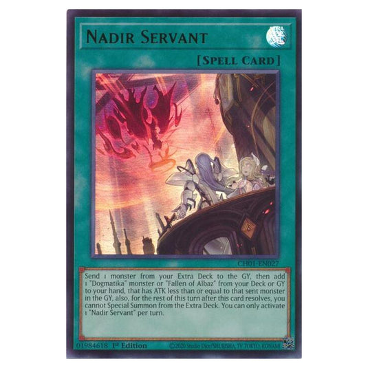 Yu-Gi-Oh! - The Chronicles Deck - The Fallen & The Virtuous - Nadir Servant (Ultra Rare) - CH01-EN027