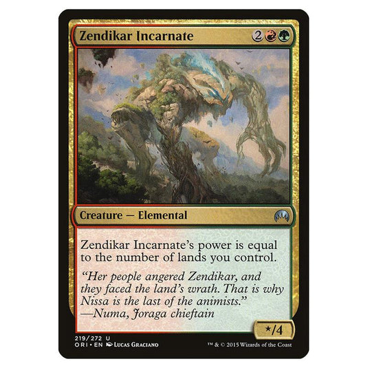 Magic The Gathering - Magic Origins - Zendikar Incarnate - 219/272