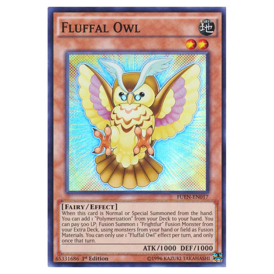 Yu-Gi-Oh! - Fusion Enforcers - Fluffal Owl (Super Rare) FUEN-EN017