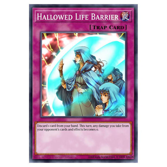 Yu-Gi-Oh! - Speed Duel GX - Duel Academy Box - Hallowed Life Barrier (Common) SGX1-ENE18