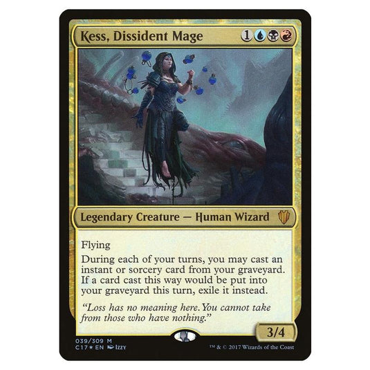 Magic The Gathering - Commander 2017 - Kess, Dissident Mage - 039/309