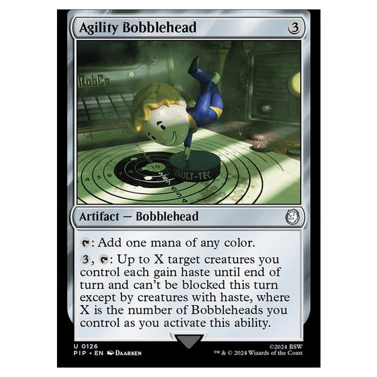 Magic The Gathering - Universes Beyond - Fallout - Agility Bobblehead - 0126