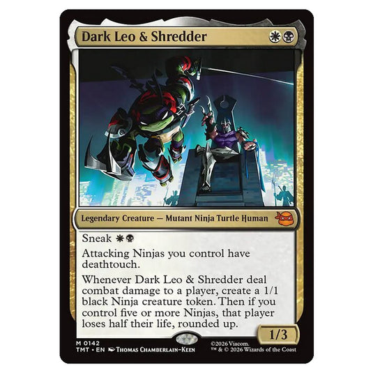Magic The Gathering - Teenage Mutant Ninja Turtles - Dark Leo & Shredder - 0142