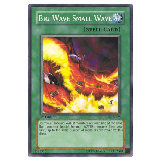 Yu-Gi-Oh! - Structure Deck - Fury from the Deep - Big Wave Small Wave (Common) SD4-EN025