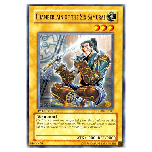 Yu-Gi-Oh! - Gladiator\'s Assault - Chamberlain of the Six Samurai (Common) GLAS-EN001