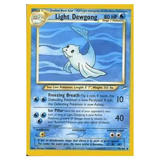 Pokemon - Neo Destiny - Light Dewgong - 045/105