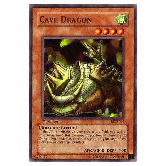Yu-Gi-Oh! - Legacy of Darkness - Cave Dragon (Short Print) LOD-040