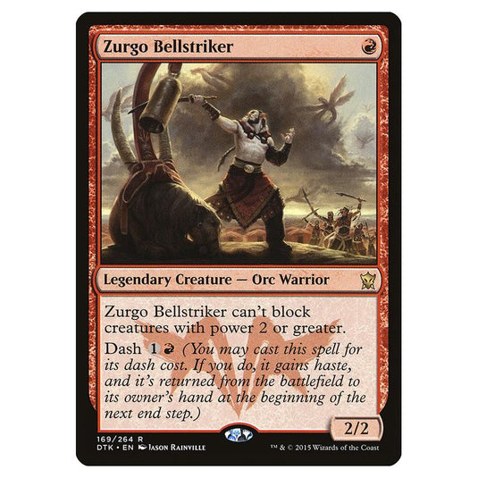 Magic the Gathering - Dragons of Tarkir - Zurgo Bellstriker - 169/264