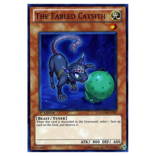 Yu-Gi-Oh! - Hidden Arsenal 4 - Trishula's Triumph - The Fabled Catsith (Super Rare) HA04-EN007