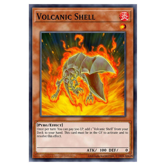 Yu-Gi-Oh! - Force of the Breaker - Volcanic Shell (Ultimate Rare) FOTB-EN009