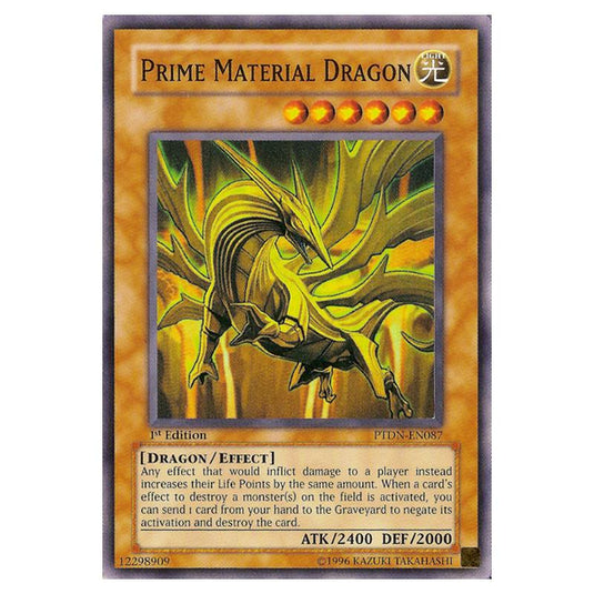 Yu-Gi-Oh! - Phantom Darkness - Prime Material Dragon (Super Rare) PTDN-EN087