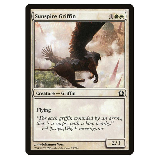 Magic The Gathering - Return To Ravnica - Sunspire Griffin - 25/274 (Foil)