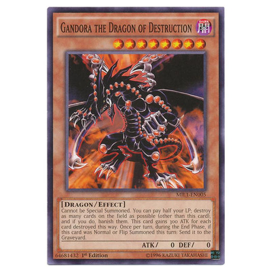 Yu-Gi-Oh! - Millennium Pack - Gandora the Dragon of Destruction (Common) MIL1-EN005