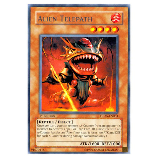 Yu-Gi-Oh! - Gladiator\'s Assault - Alien Telepath (Rare) GLAS-EN034