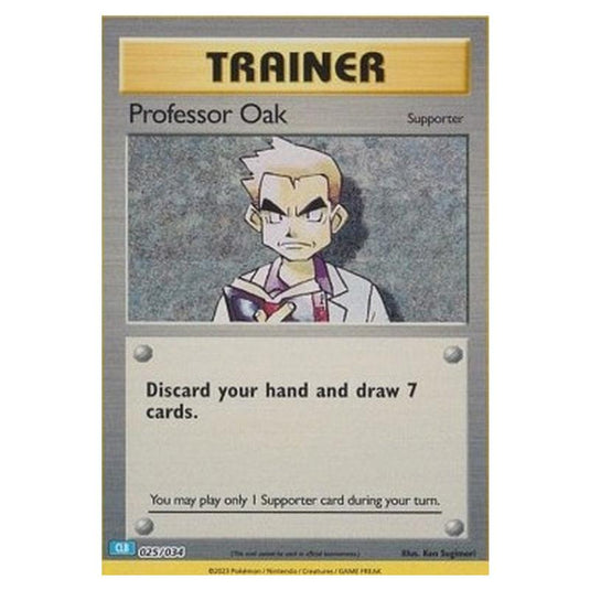 Pokemon - Pokémon Trading Card Game Classic - Blastoise & Suicune ex Deck - Professor Oak 025