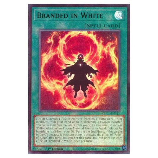 Yu-Gi-Oh! - The Chronicles Deck - The Fallen & The Virtuous - Branded in White (Ultra Rare) - CH01-EN021