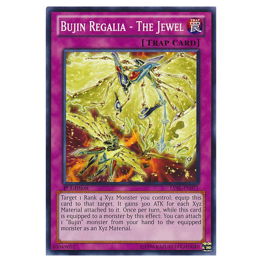 Yu-Gi-Oh! - Legacy of the Valiant - Bujin Regalia - The Jewel (Common) LVAL-EN075