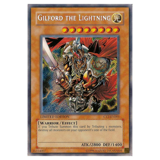 Yu-Gi-Oh! - Collectible Tins 2005 - Gilford the Lightning (Secret Rare) CT2-EN001
