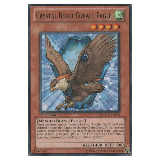 Yu-Gi-Oh! - Legendary Collection 2 - The Duel Academy Years Mega Pack - Crystal Beast Cobalt Eagle (Common) LCGX-EN160