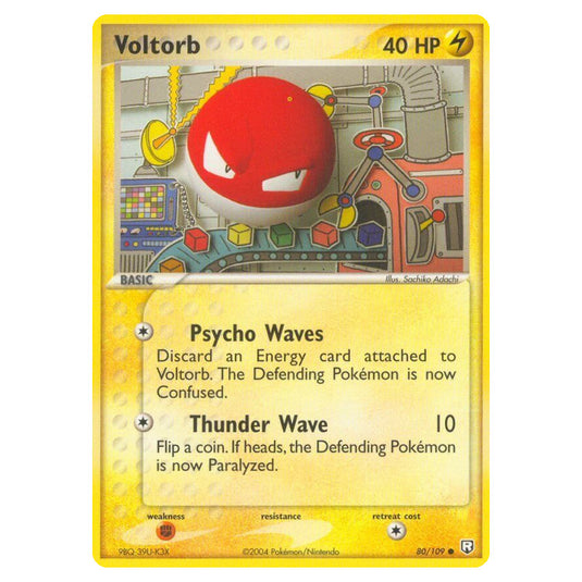 Pokemon - EX Team Rocket Returns - Voltorb - 080/109