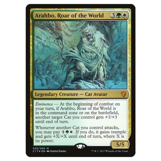 Magic The Gathering - Commander 2017 - Arahbo, Roar of the World - 035/309