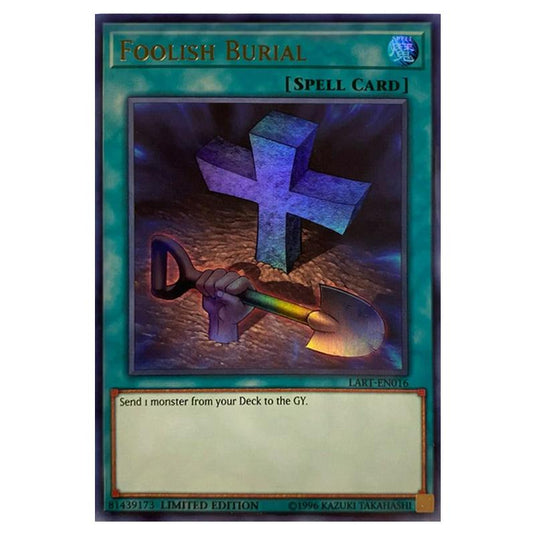 Yu-Gi-Oh! - Lost Art Promos - Foolish Burial (Ultra Rare) - LART-EN016