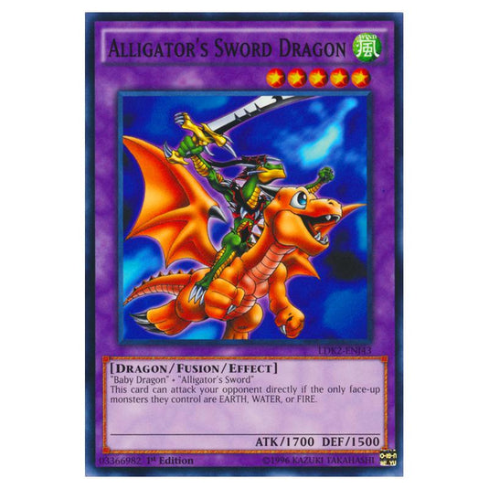 Yu-Gi-Oh! - Legendary Decks II - Alligator's Sword Dragon (Common) LDK2-ENJ43