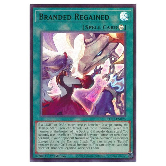 Yu-Gi-Oh! - The Chronicles Deck - The Fallen & The Virtuous - Branded Regained (Ultra Rare) - CH01-EN026