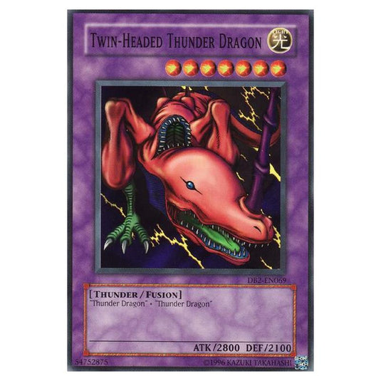 Yu-Gi-Oh! - Dark Beginning 2 - Twin-Headed Thunder Dragon (Common) DB2-EN069