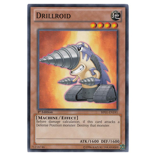 Yu-Gi-Oh! - Battle Pack - Epic Dawn - Drillroid (Common) BP01-EN191