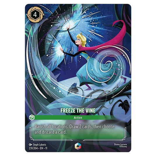 Lorcana - Winterspell - Freeze the Vine (Enchanted) - 231/204
