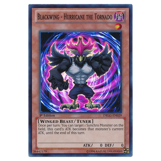Yu-Gi-Oh! - Dragons of Legend - Blackwing - Hurricane the Tornado (Super Rare) DRLG-EN029