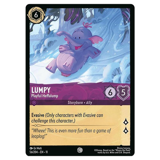 Lorcana - Winterspell - Lumpy - Playful Heffalump (Common) - 056/204