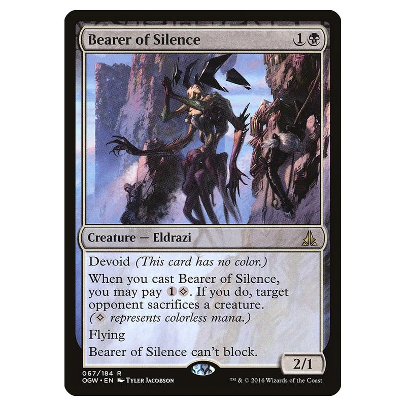 Gate Watch Magic the Gathering - Oath of the Gatewatch - Bearer of Silence - 67/1