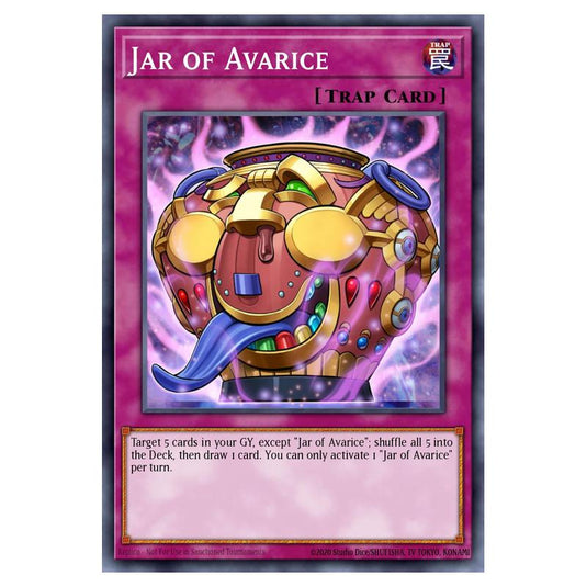 Yu-Gi-Oh! - Speed Duel GX - Duel Academy Box - Jar of Avarice (Common) SGX1-ENE20