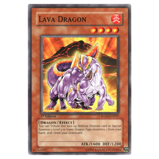 Yu-Gi-Oh! - Raging Battle - Lava Dragon (Common) RGBT-EN037