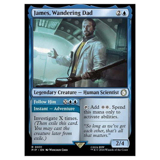 Magic The Gathering - Universes Beyond - Fallout - James, Wandering Dad // Follow Him - 0031