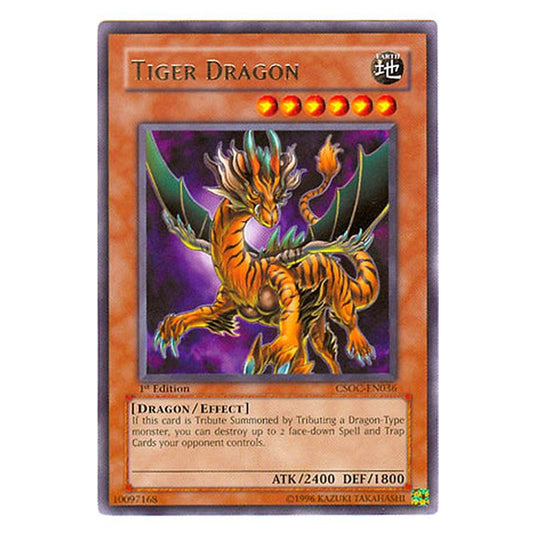 Yu-Gi-Oh! - Crossroads of Chaos - Tiger Dragon (Rare) CSOC-EN036