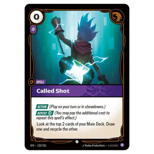 Riftbound: League of Legends TCG - Spiritforged - Called Shot - 122/221