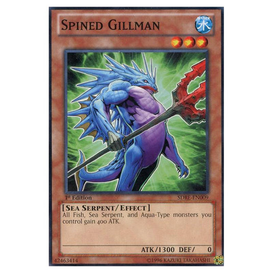 Yu-Gi-Oh! - Realm of the Sea Emperor Structure Deck - Spined Gillman (Common) SDRE-EN009