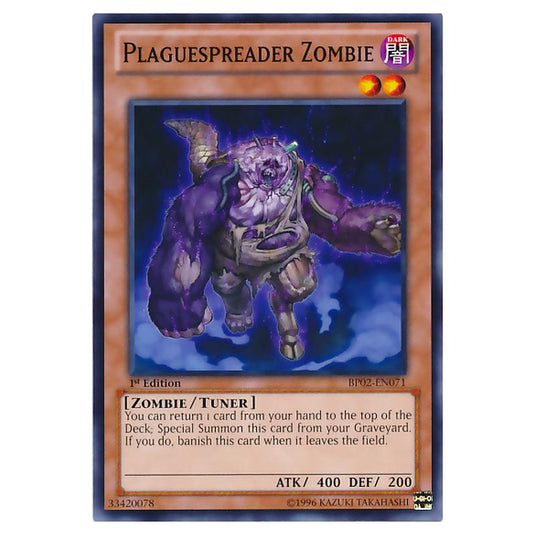 Yu-Gi-Oh! - Battle Pack 2 - War of the Giants - Plaguespreader Zombie (Common) BP02-EN071