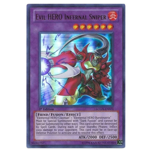 Yu-Gi-Oh! - Legendary Collection 2 - The Duel Academy Years Mega Pack - Evil HERO Infernal Sniper (Ultra Rare) LCGX-EN071